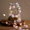 Natural Amethyst Raw Stones USB/Battery Powered 10FT 40 LEDs with Remote/Timer for Meditation Wedding Valentine's Day Present Bedroom Christmas Party Birthday Ornament